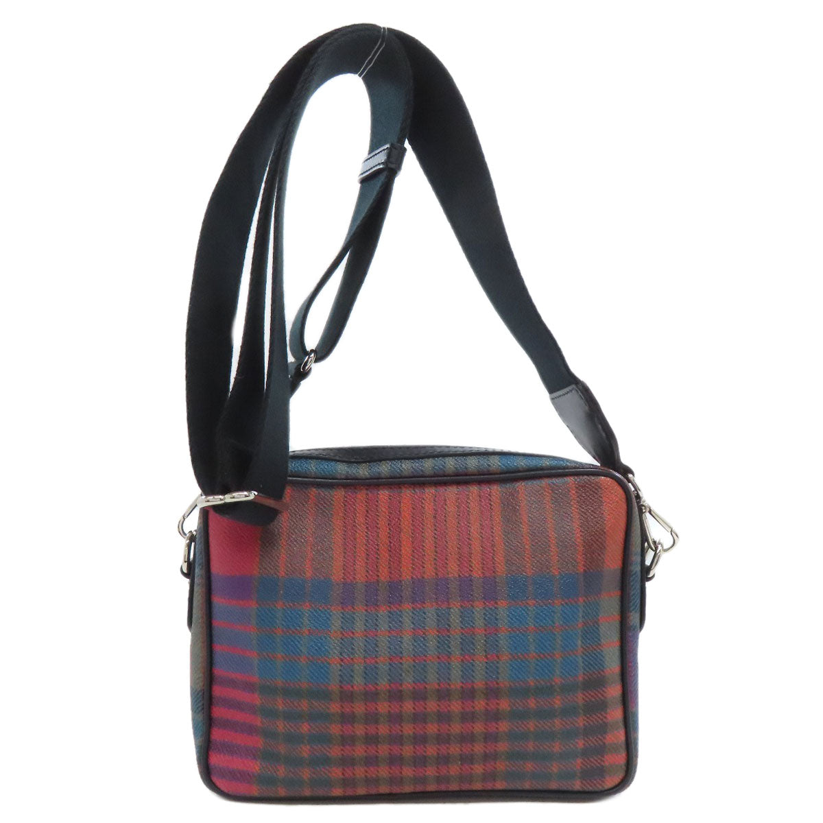 ETRO Checkpattern Shoulder Bag PVC Ladies [Used]