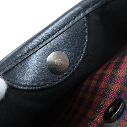 ETRO Checkpattern Shoulder Bag PVC Ladies [Used]