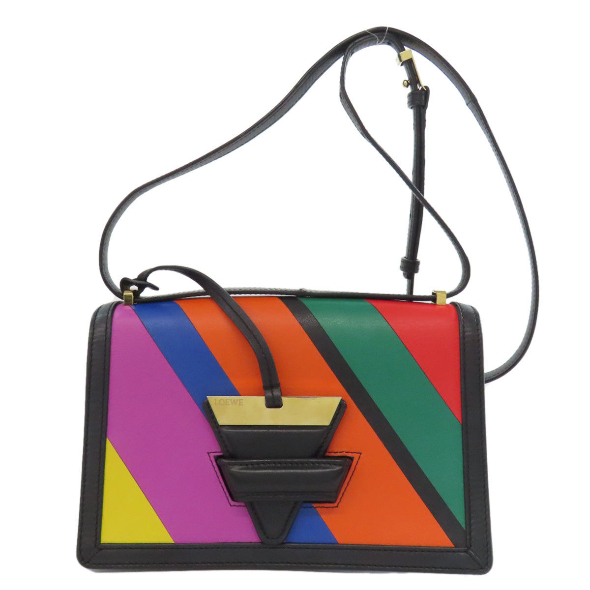 LOEWE Barcelona Christmas Collection Shoulder Bag Leather Ladies [Used]