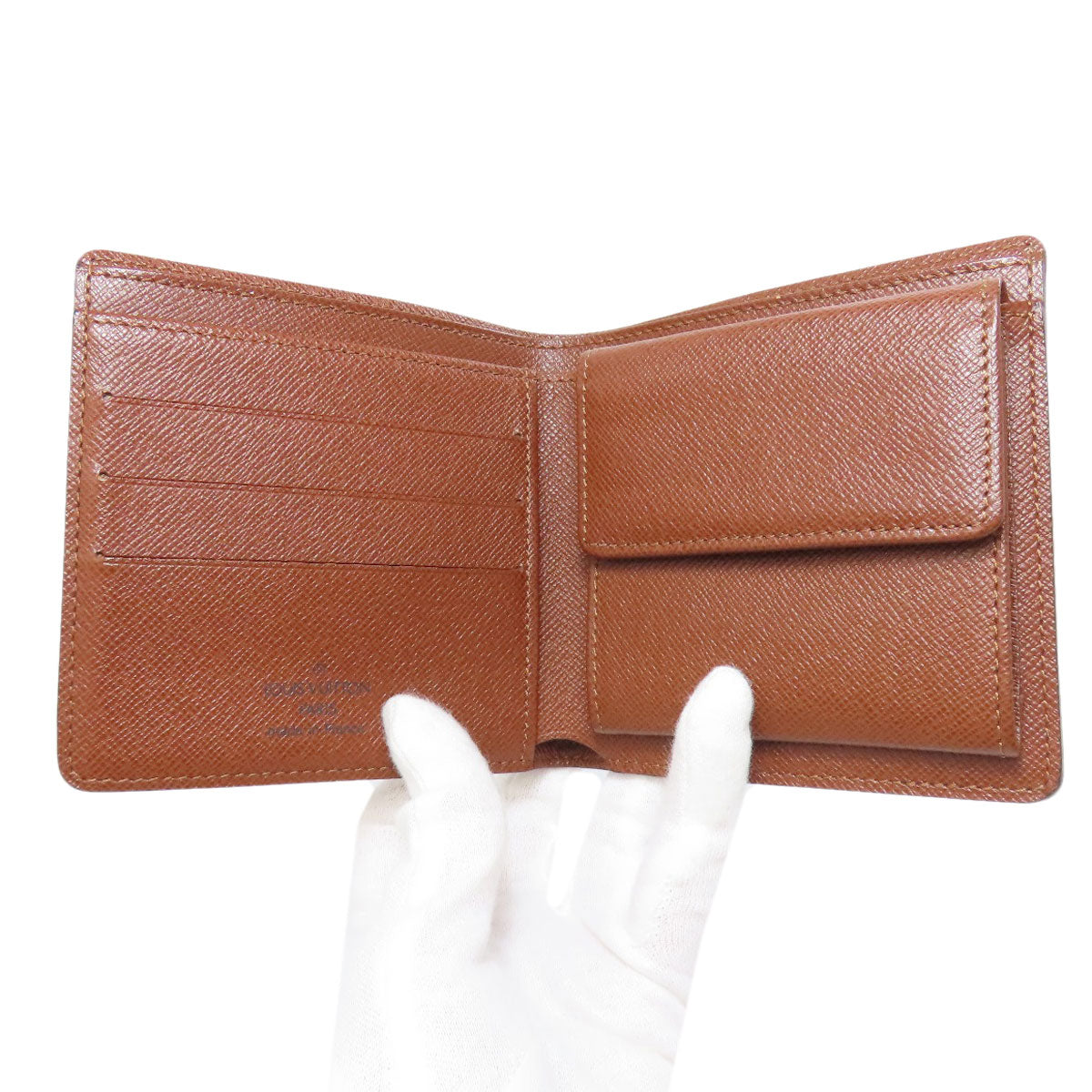 LOUIS VUITTON M61675 Portefeiulle・Marco (former) Bifold Wallet with Coin Pocket Monogram canvas Ladies [Used]