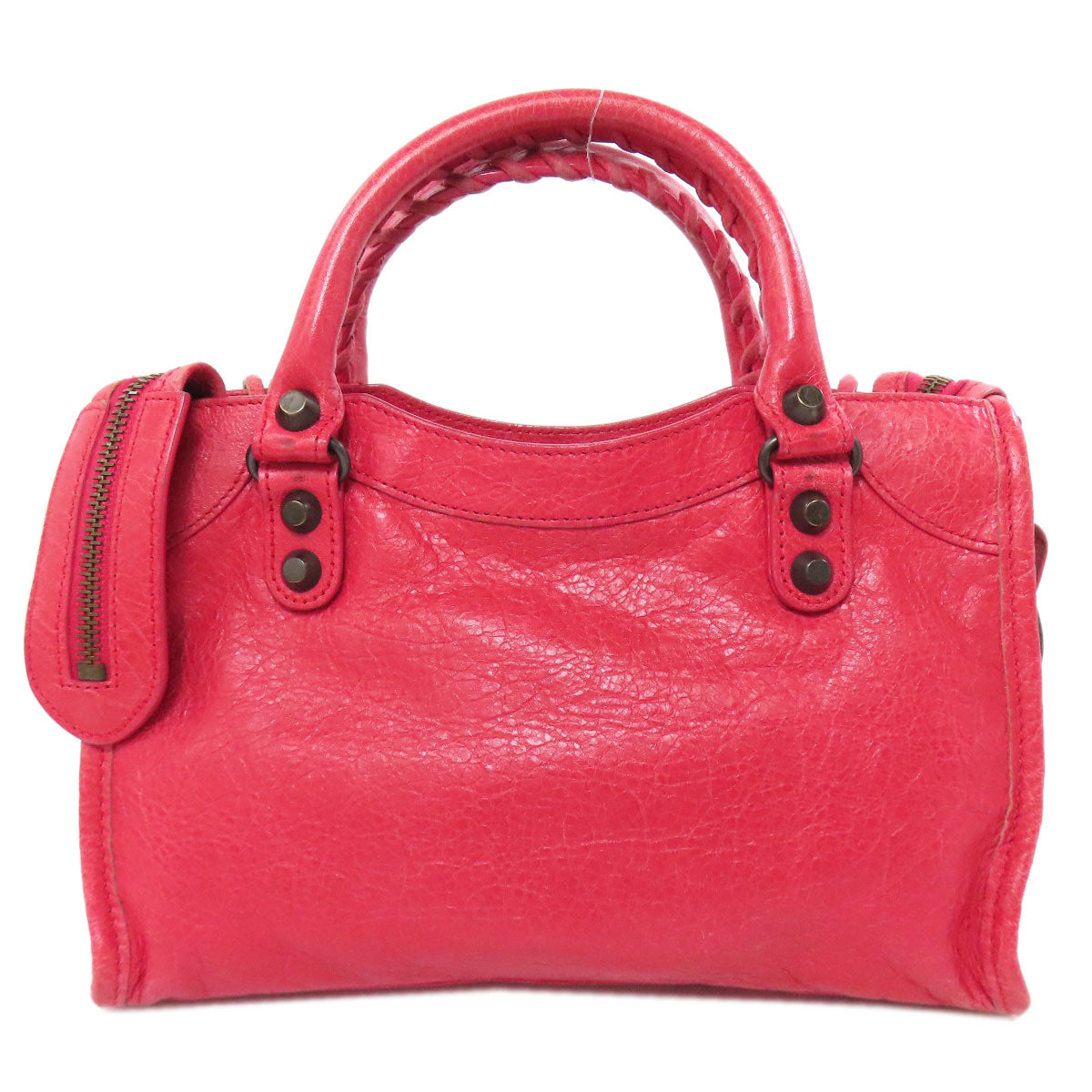 BALENCIAGA 300295 Classic Mini City Handbag Calf Ladies [Used]