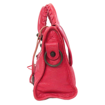 BALENCIAGA 300295 Classic Mini City Handbag Calf Ladies [Used]