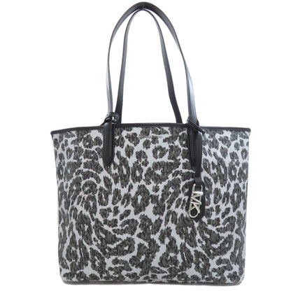 Michael Kors MK signature leopard pattern Tote Bag Leather Ladies [Used]