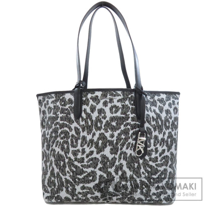 Michael Kors MK signature leopard pattern Tote Bag Leather Ladies [Used]