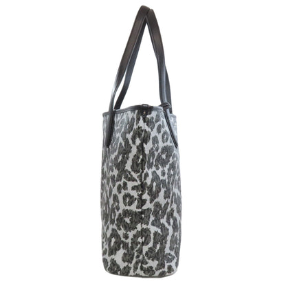 Michael Kors MK signature leopard pattern Tote Bag Leather Ladies [Used]