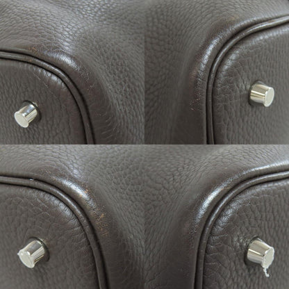 HERMES Picotin Lock MM SilverHardware Handbag Taurillon Clemence Ladies [Used]