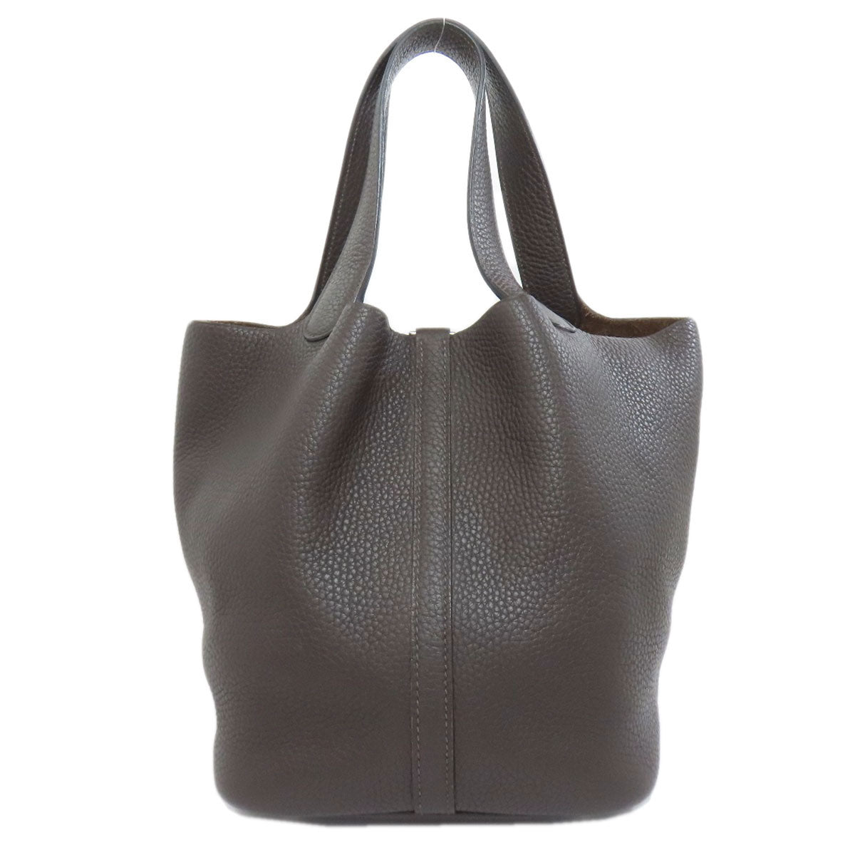 HERMES Picotin Lock MM SilverHardware Handbag Taurillon Clemence Ladies [Used]