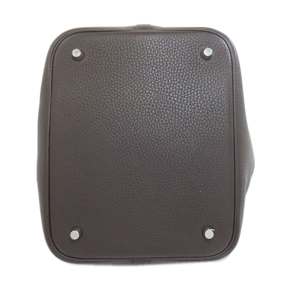 HERMES Picotin Lock MM SilverHardware Handbag Taurillon Clemence Ladies [Used]