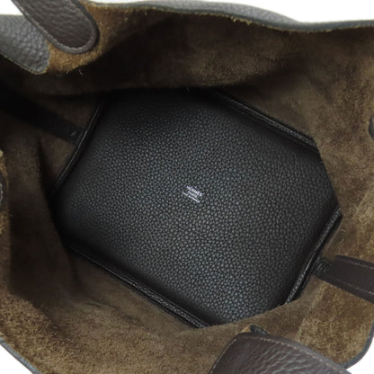 HERMES Picotin Lock MM SilverHardware Handbag Taurillon Clemence Ladies [Used]