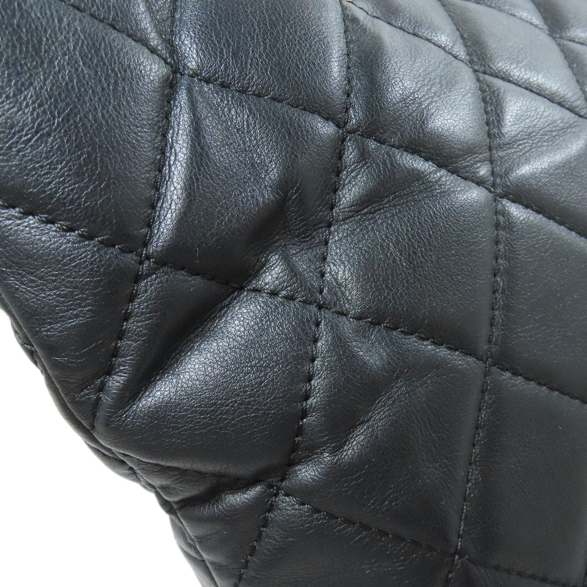 CHANEL Matelasse COCO Mark Tote Bag Lambskin Ladies [Used]