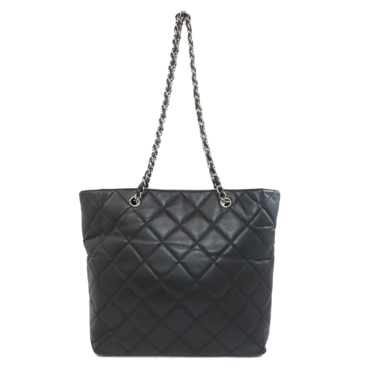 CHANEL Matelasse COCO Mark Tote Bag Lambskin Ladies [Used]