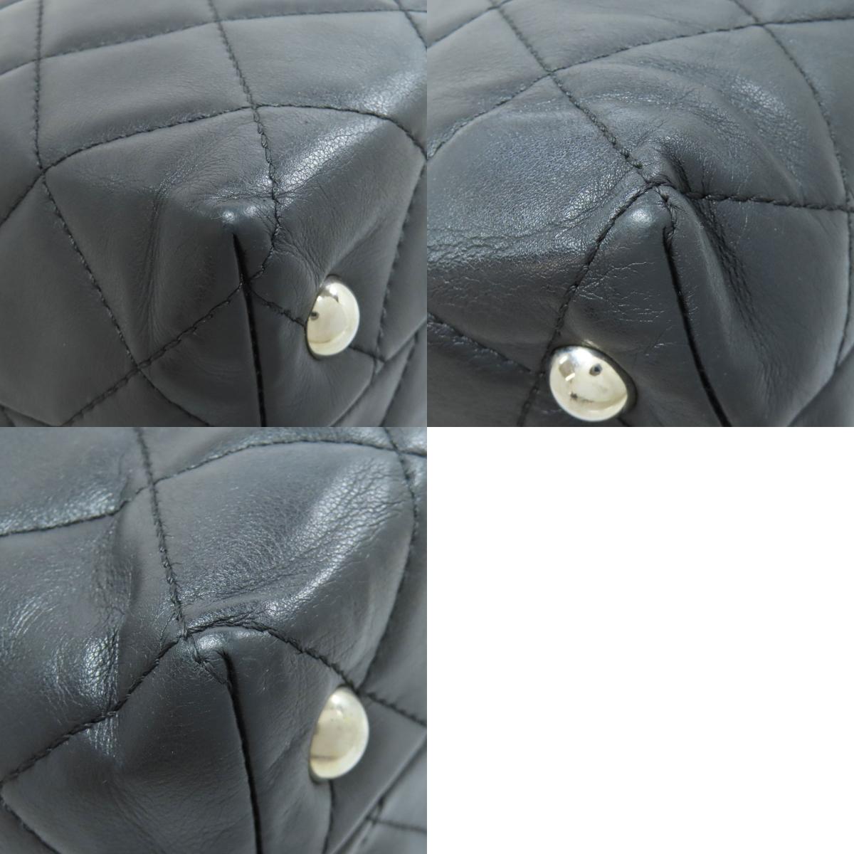 CHANEL Matelasse COCO Mark Tote Bag Lambskin Ladies [Used]