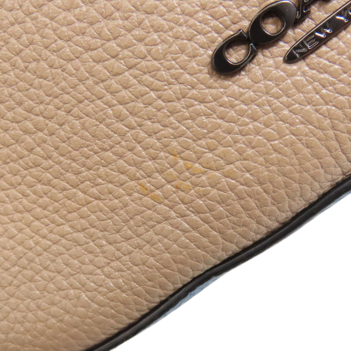 COACH 3905 Mickey Mouse Collaboration with Rope Climb Shoulder Bag Leather Ladies [Used]