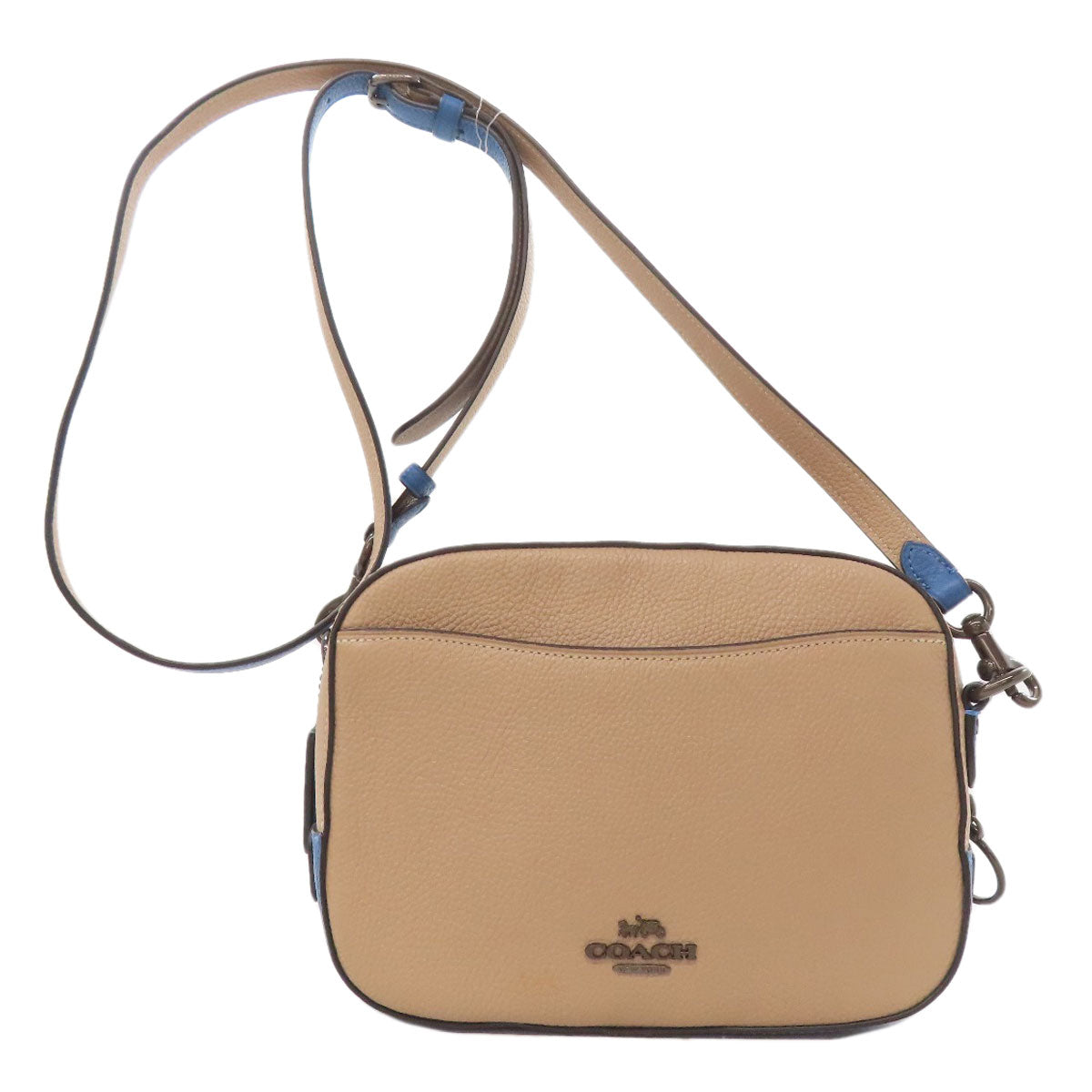 COACH 3905 Mickey Mouse Collaboration with Rope Climb Shoulder Bag Leather Ladies [Used]