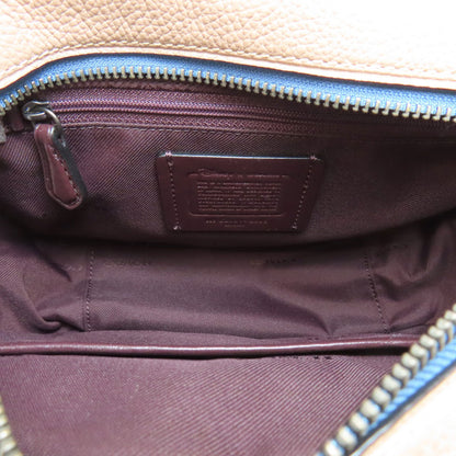 COACH 3905 Mickey Mouse Collaboration with Rope Climb Shoulder Bag Leather Ladies [Used]