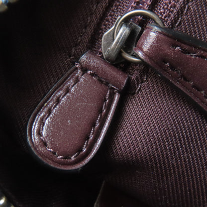 COACH 3905 Mickey Mouse Collaboration with Rope Climb Shoulder Bag Leather Ladies [Used]