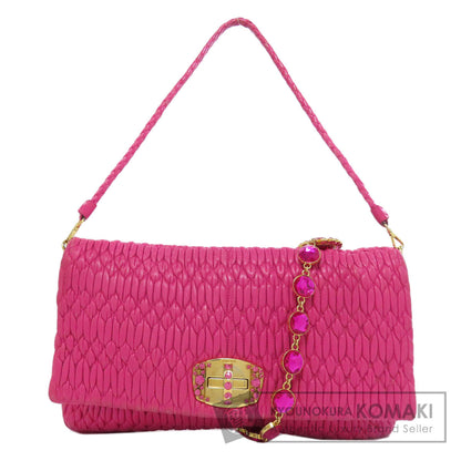 MIUMIU   one belt matelasse 2WAY Shoulder Bag  Calf Ladies [Used]