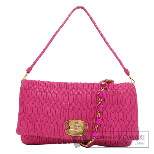 MIUMIU   one belt matelasse 2WAY Shoulder Bag  Calf Ladies [Used]