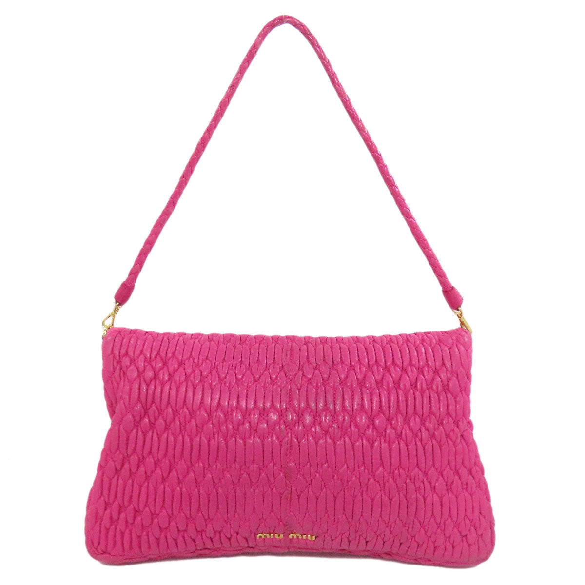 MIUMIU   one belt matelasse 2WAY Shoulder Bag  Calf Ladies [Used]