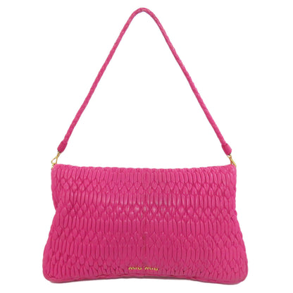 MIUMIU   one belt matelasse 2WAY Shoulder Bag  Calf Ladies [Used]