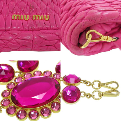 MIUMIU one belt matelasse 2WAY Shoulder Bag Calf Ladies [Used]