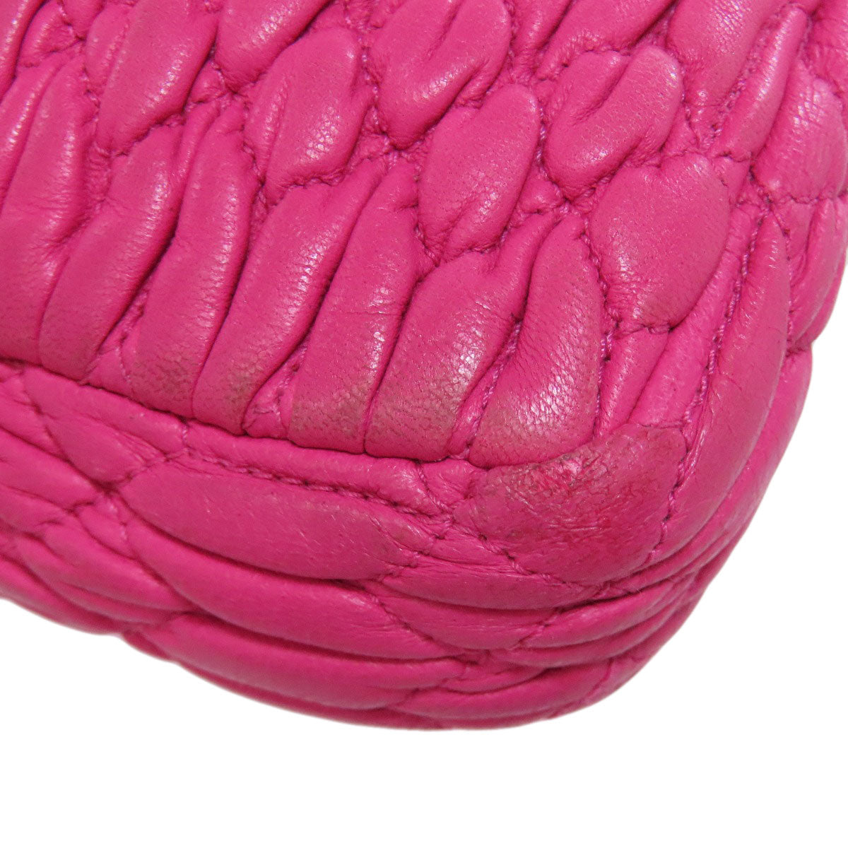 MIUMIU   one belt matelasse 2WAY Shoulder Bag  Calf Ladies [Used]