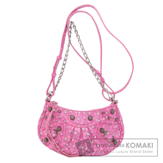 BALENCIAGA 695814 Luca Goal Mini 2WAY Shoulder Bag Calf Ladies [Used]