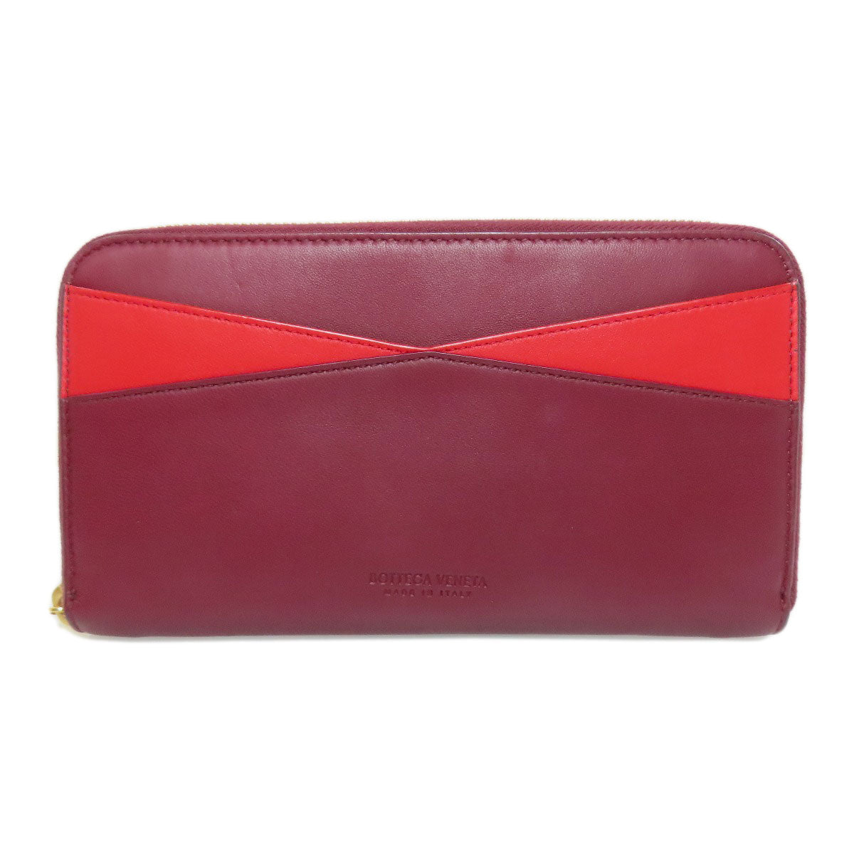 BOTTEGA VENETA Zip Around Long wallet (with coin pocket) Calf Ladies [Used]