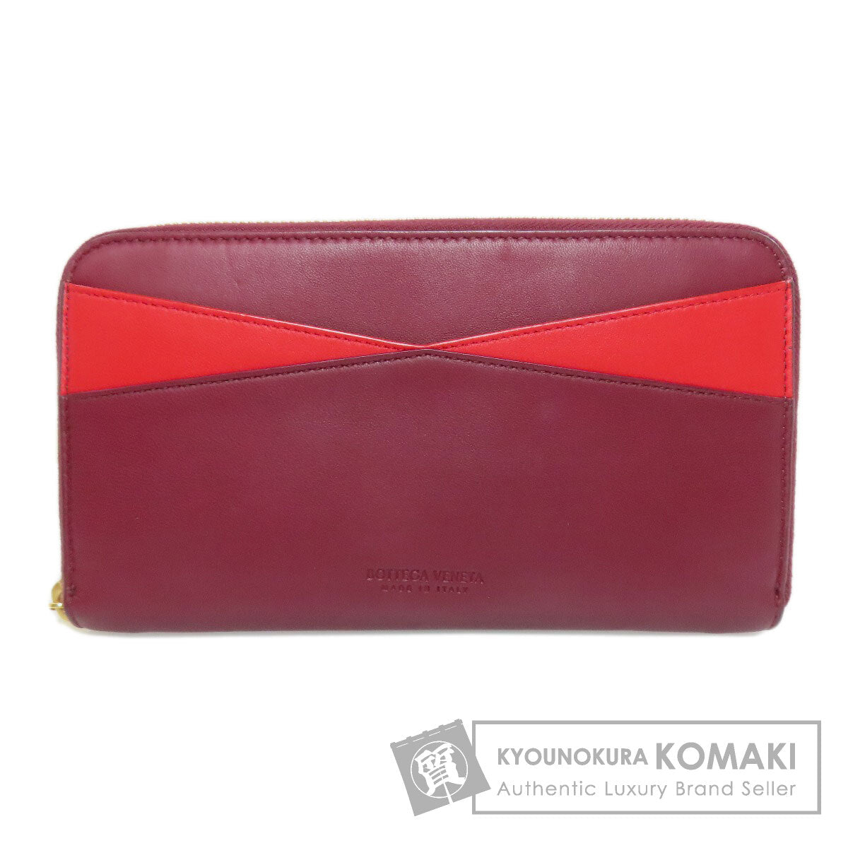 BOTTEGA VENETA Zip Around Long wallet (with coin pocket) Calf Ladies [Used]