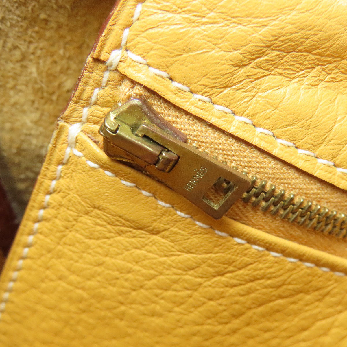 HERMES Sako GoldHardware Shoulder Bag Taurillon Clemence Ladies [Used]