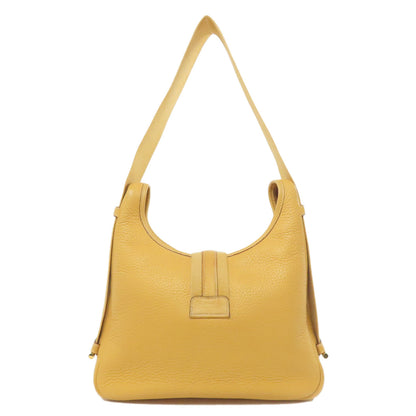 HERMES Sako GoldHardware Shoulder Bag Taurillon Clemence Ladies [Used]