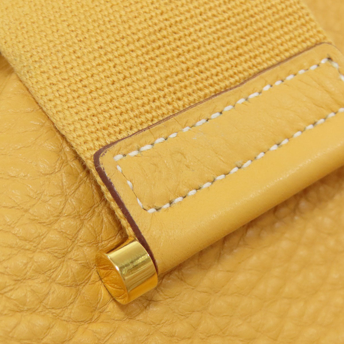 HERMES Sako GoldHardware Shoulder Bag Taurillon Clemence Ladies [Used]