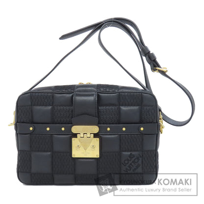 LOUIS VUITTON M59114 Troca MM Shoulder Bag Lambskin Ladies [Used]