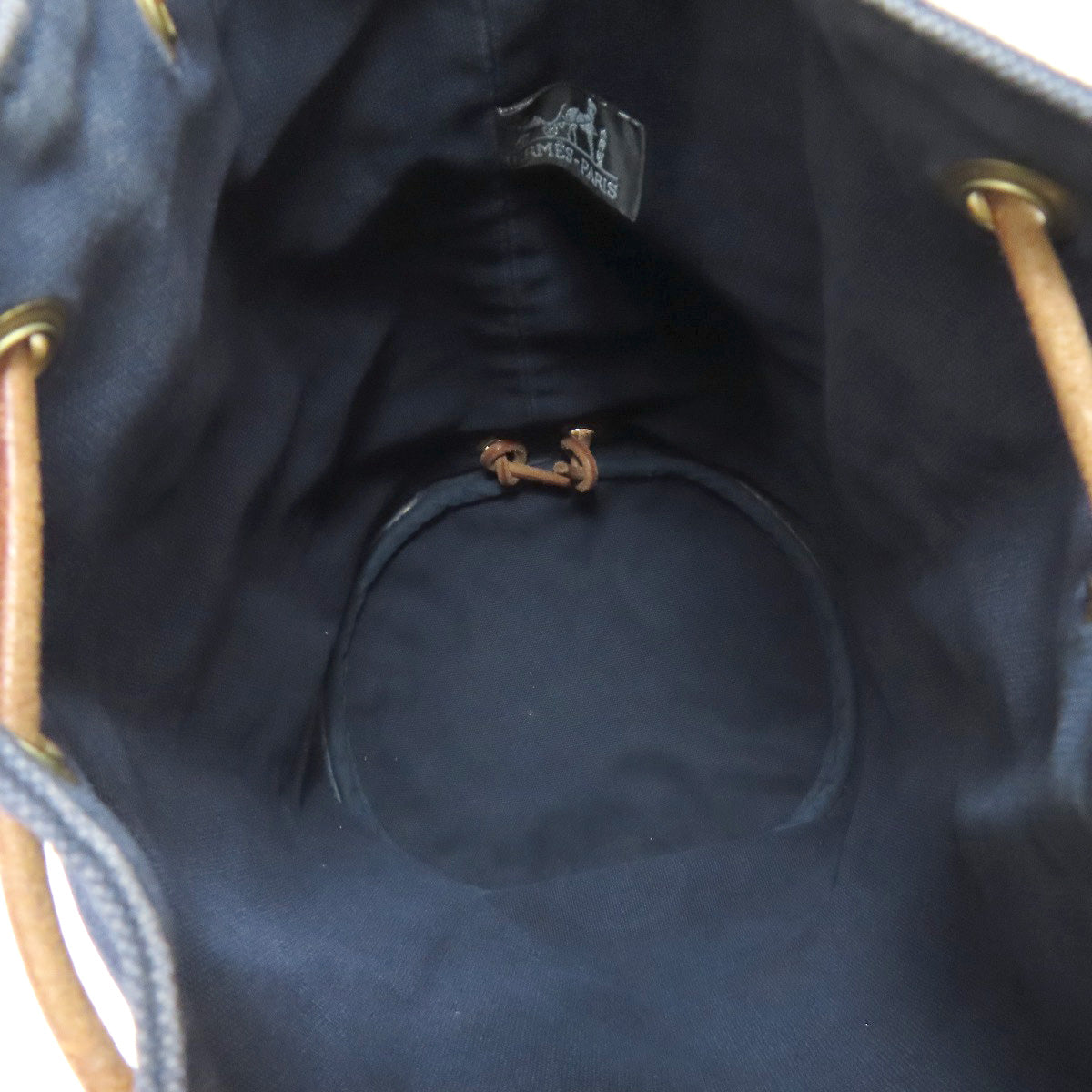 HERMES POSITION MIMILL Shoulder Bag Cotton Ladies [Used]