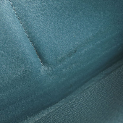 HERMES Dogon Long SilverHardware Long wallet (with coin pocket) Taurillon Clemence Ladies [Used]