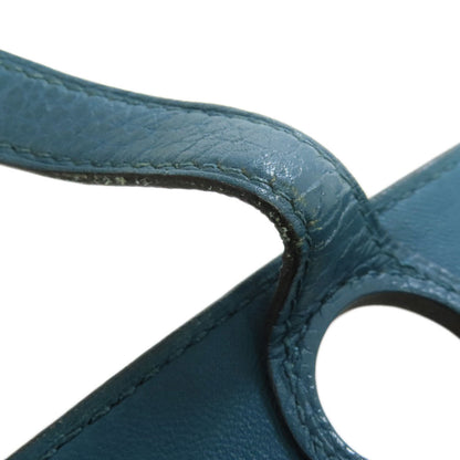 HERMES Dogon Long SilverHardware Long wallet (with coin pocket) Taurillon Clemence Ladies [Used]