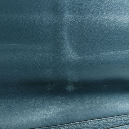 HERMES Dogon Long SilverHardware Long wallet (with coin pocket) Taurillon Clemence Ladies [Used]