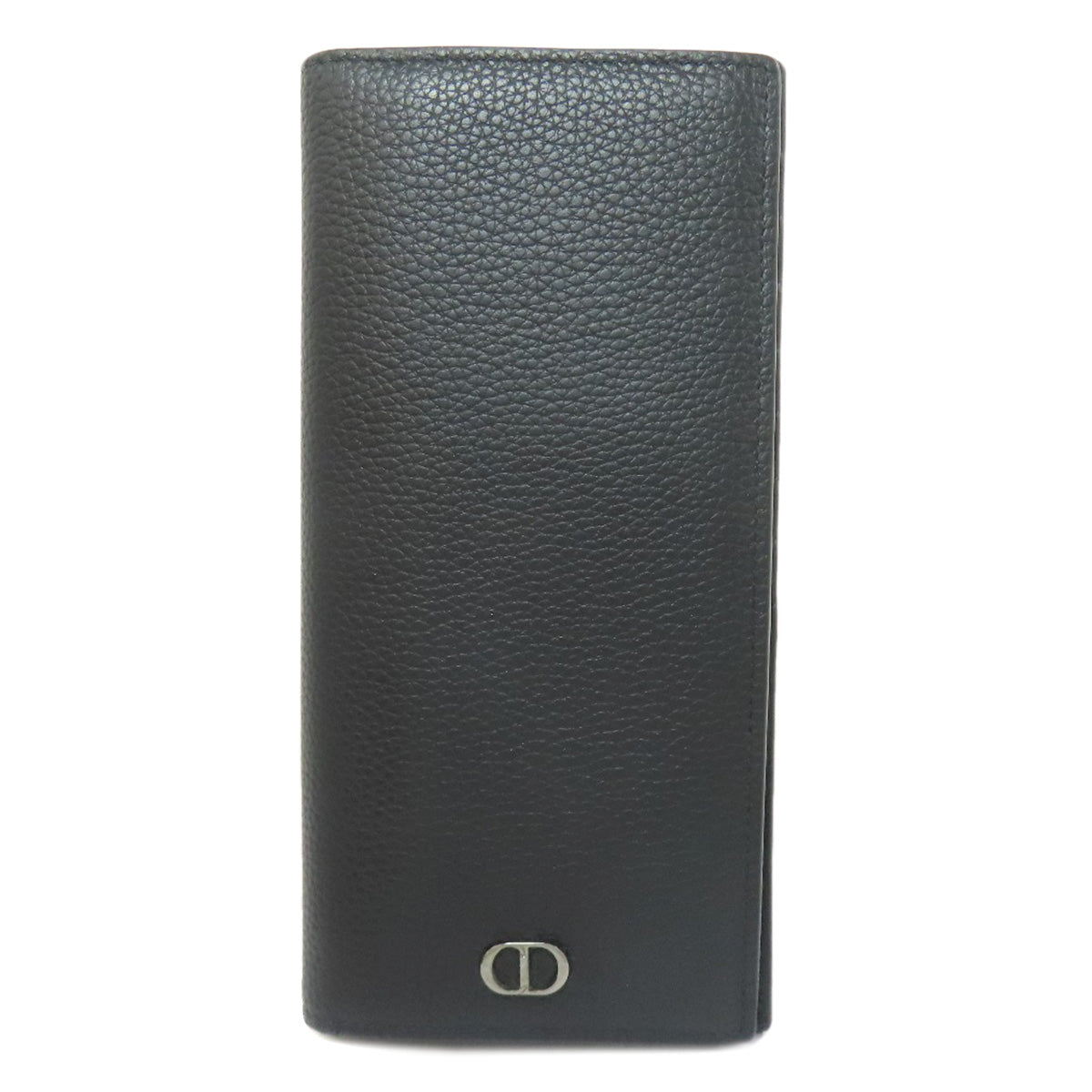 CHRISTIAN DIOR logo Long wallet (with coin pocket) Leather Ladies [Used]