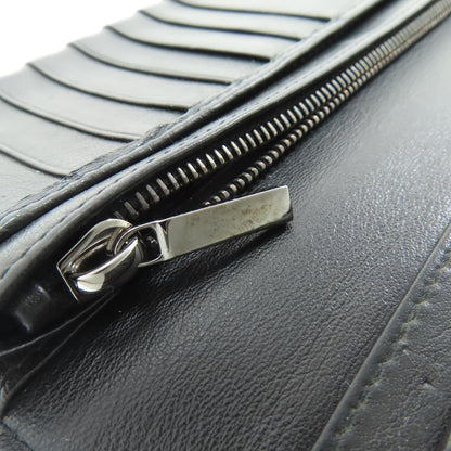 CHRISTIAN DIOR logo Long wallet (with coin pocket) Leather Ladies [Used]