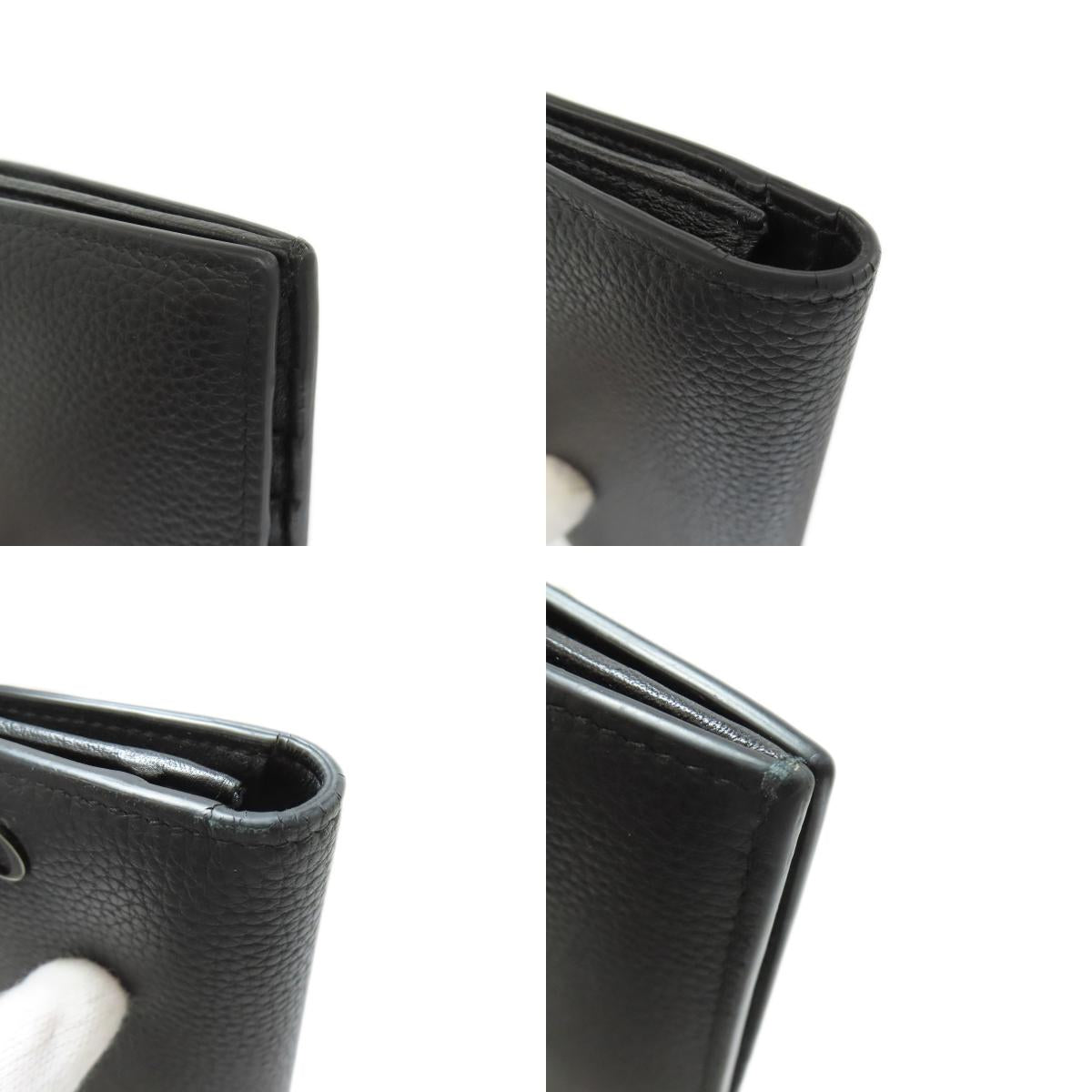 CHRISTIAN DIOR logo Long wallet (with coin pocket) Leather Ladies [Used]