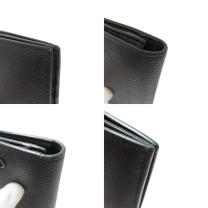 CHRISTIAN DIOR logo Long wallet (with coin pocket) Leather Ladies [Used]