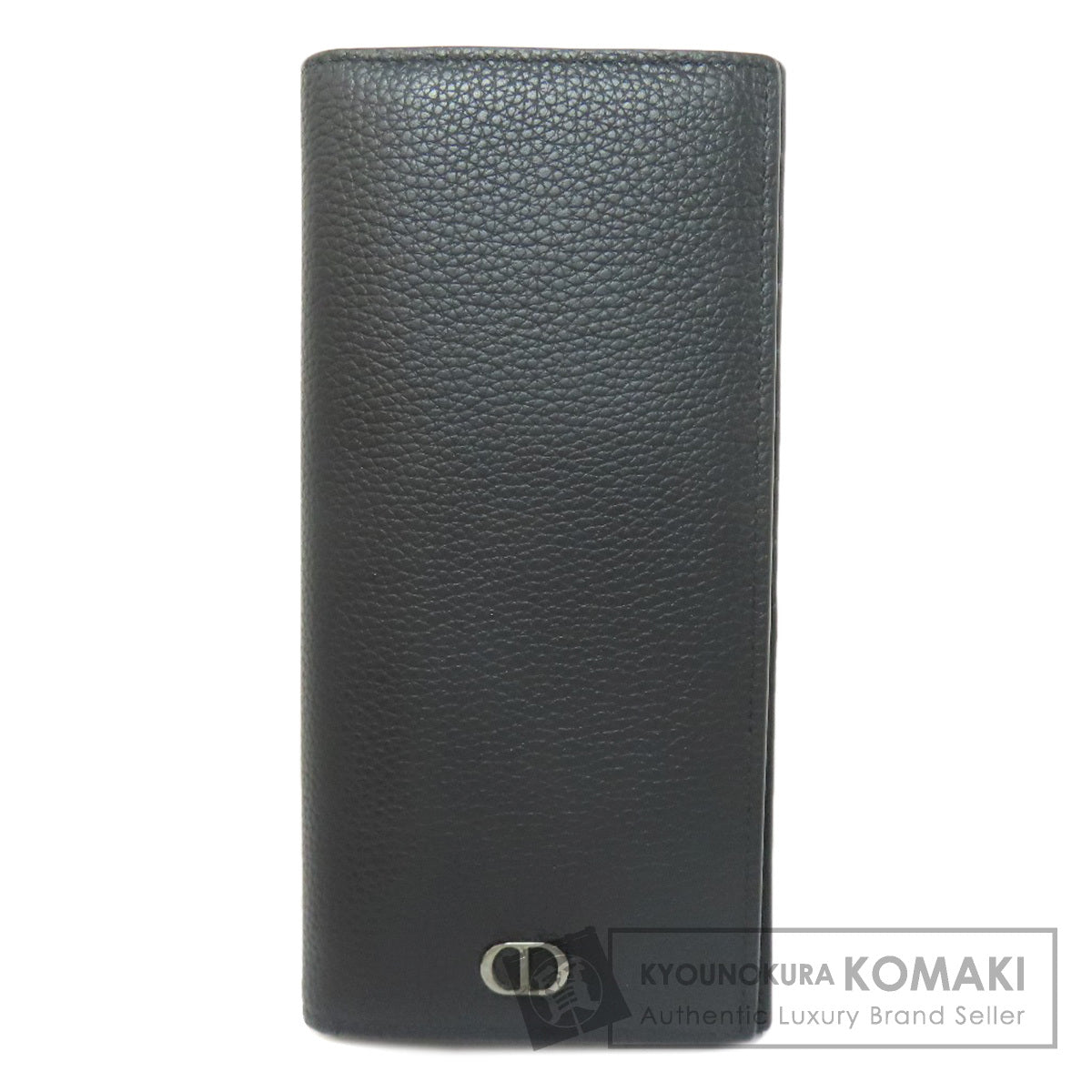 CHRISTIAN DIOR logo Long wallet (with coin pocket) Leather Ladies [Used]