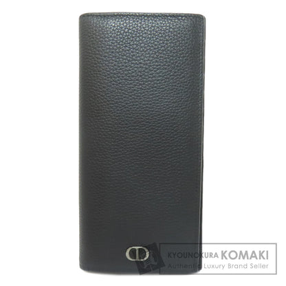 CHRISTIAN DIOR logo Long wallet (with coin pocket) Leather Ladies [Used]