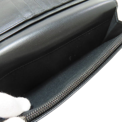 CHRISTIAN DIOR logo Long wallet (with coin pocket) Leather Ladies [Used]