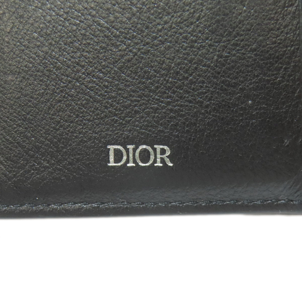 CHRISTIAN DIOR logo Long wallet (with coin pocket) Leather Ladies [Used]