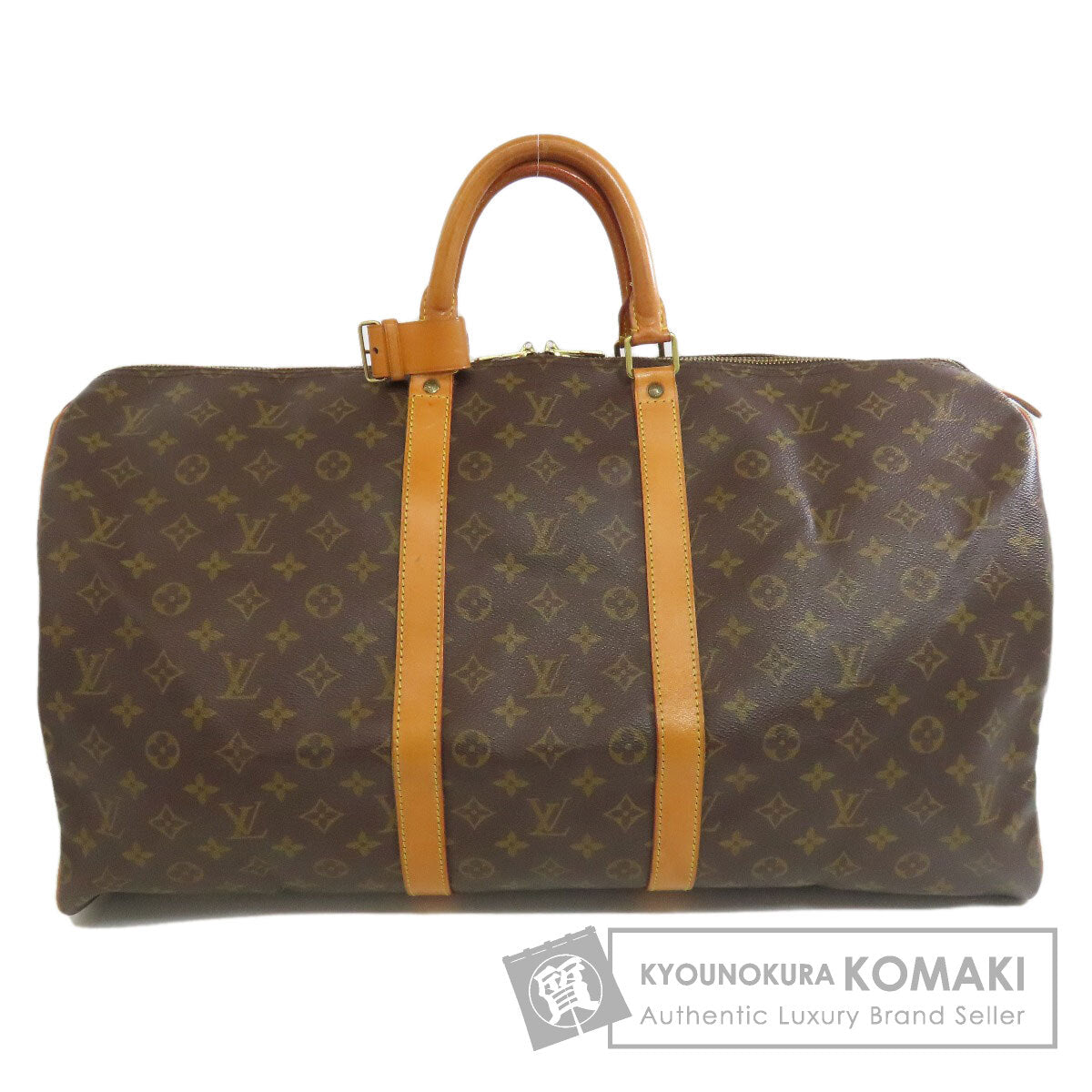 LOUIS VUITTON M41424 Kiepol 55 Boston bag Monogram canvas Ladies [Used]