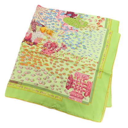 HERMES Carre90 Atlantic Encounter Scarf Silk Ladies [Used]