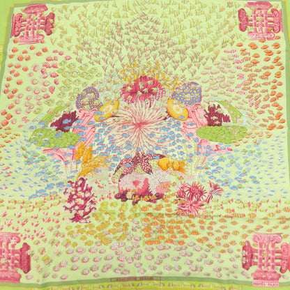 HERMES Carre90 Atlantic Encounter Scarf Silk Ladies [Used]