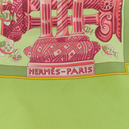 HERMES Carre90 Atlantic Encounter Scarf Silk Ladies [Used]