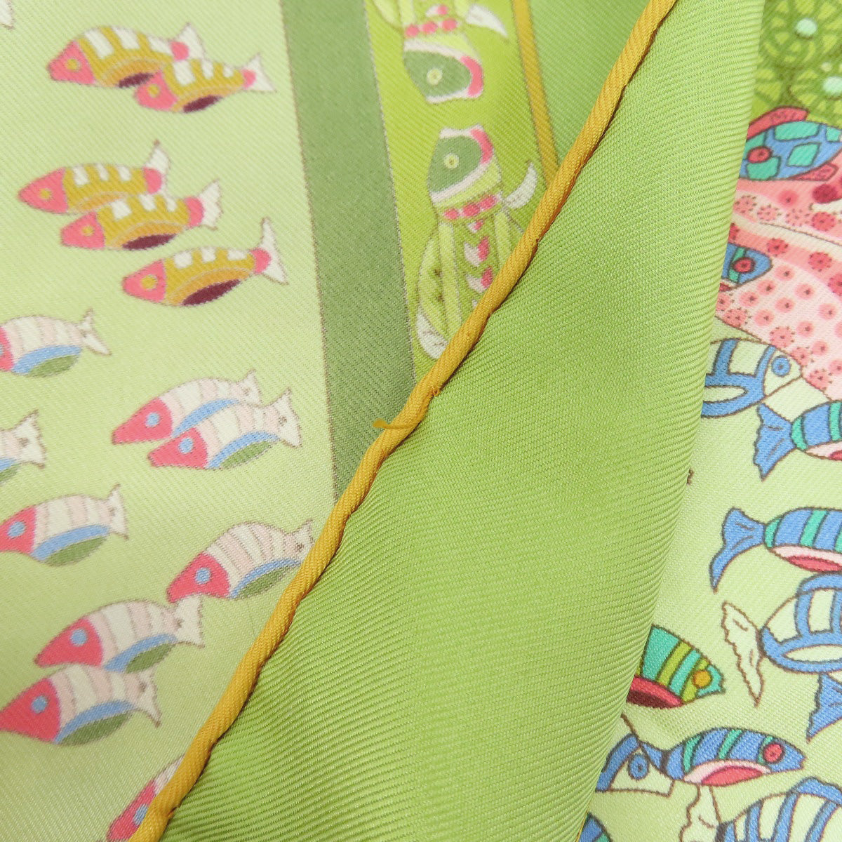 HERMES Carre90 Atlantic Encounter Scarf Silk Ladies [Used]